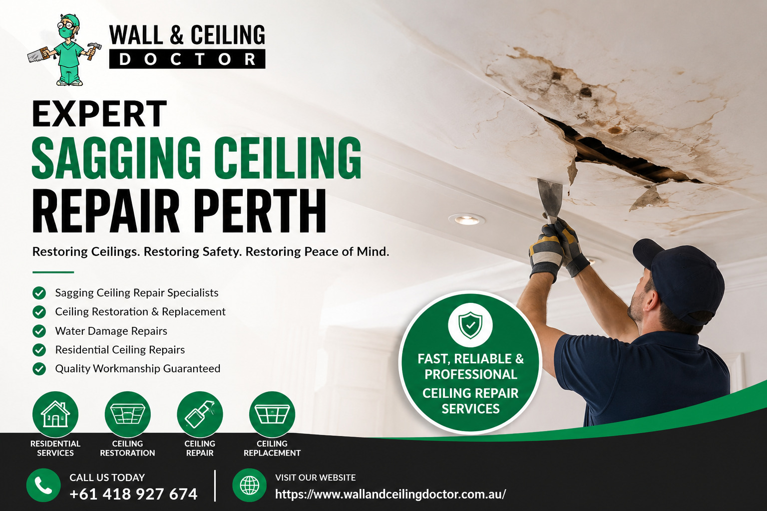 Sagging Ceiling Repair Perth
