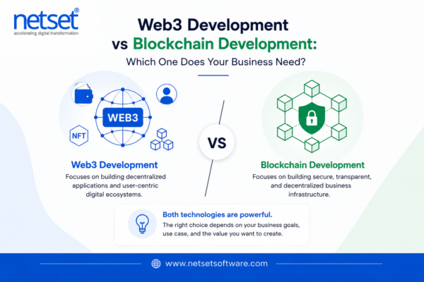 NetSet Software: Web3 Development vs Blockchain Development