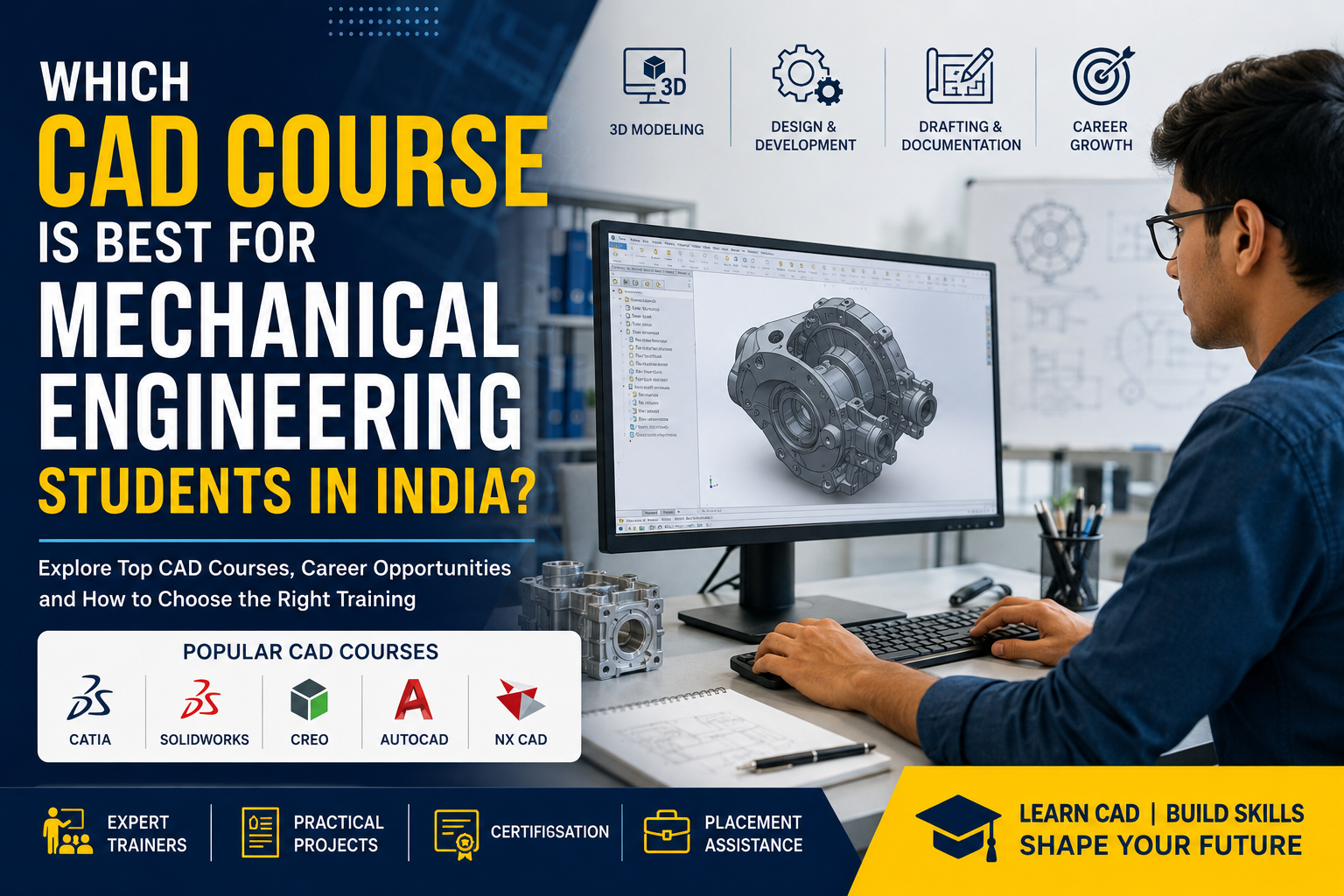 Which CAD Course is Best for Mechanical Engineering Students in India?