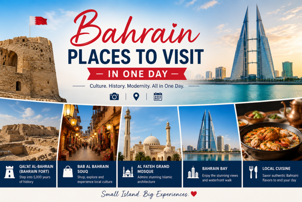 Bahrain places to visit in one day