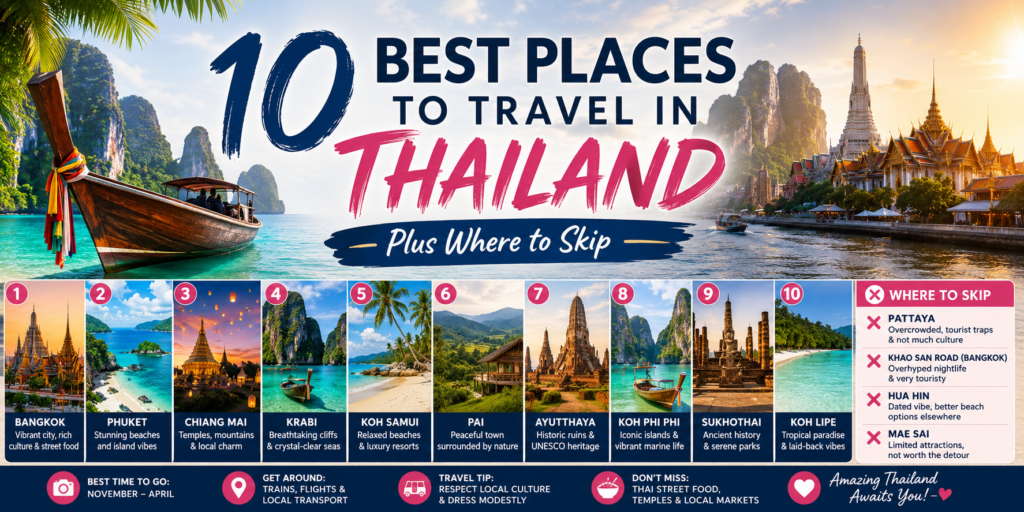 10 Best Places to Travel in Thailand—Plus Where to Skip

