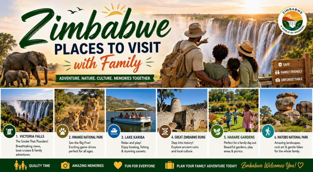 Zimbabwe places to visit with family
