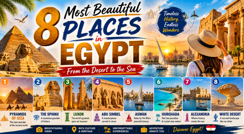 8 Most Beautiful Places in Egypt: From the Desert to the Sea