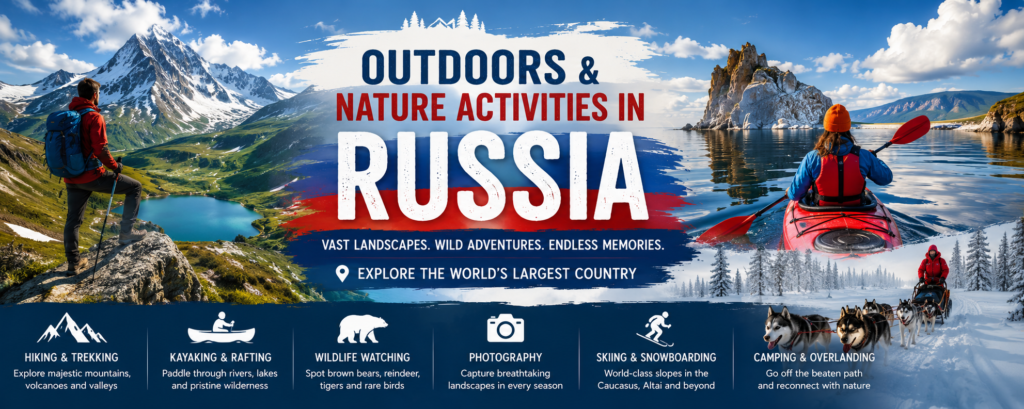 Outdoors and nature activities in Russia