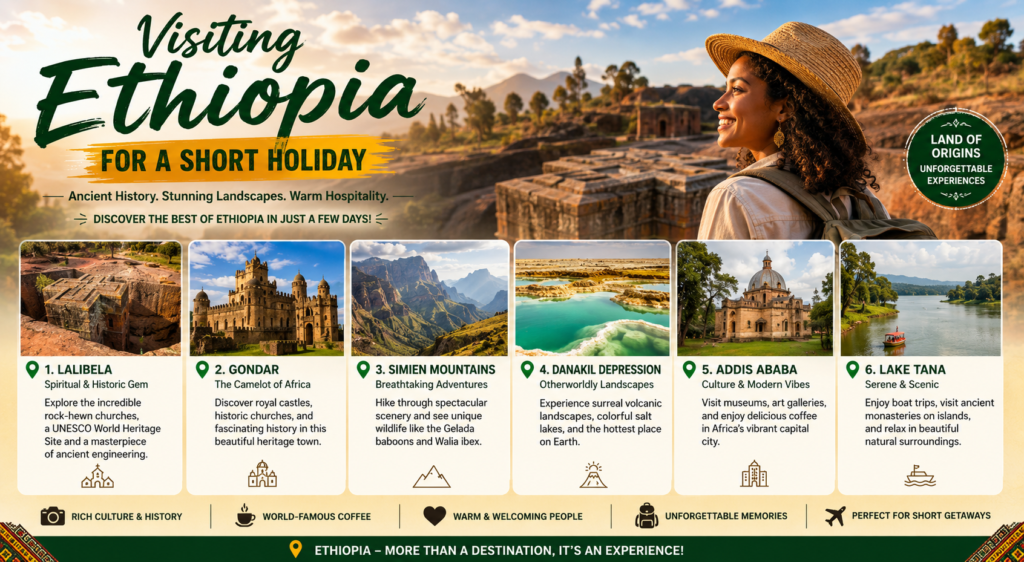Visiting Ethiopia for a short holiday - where should I go?