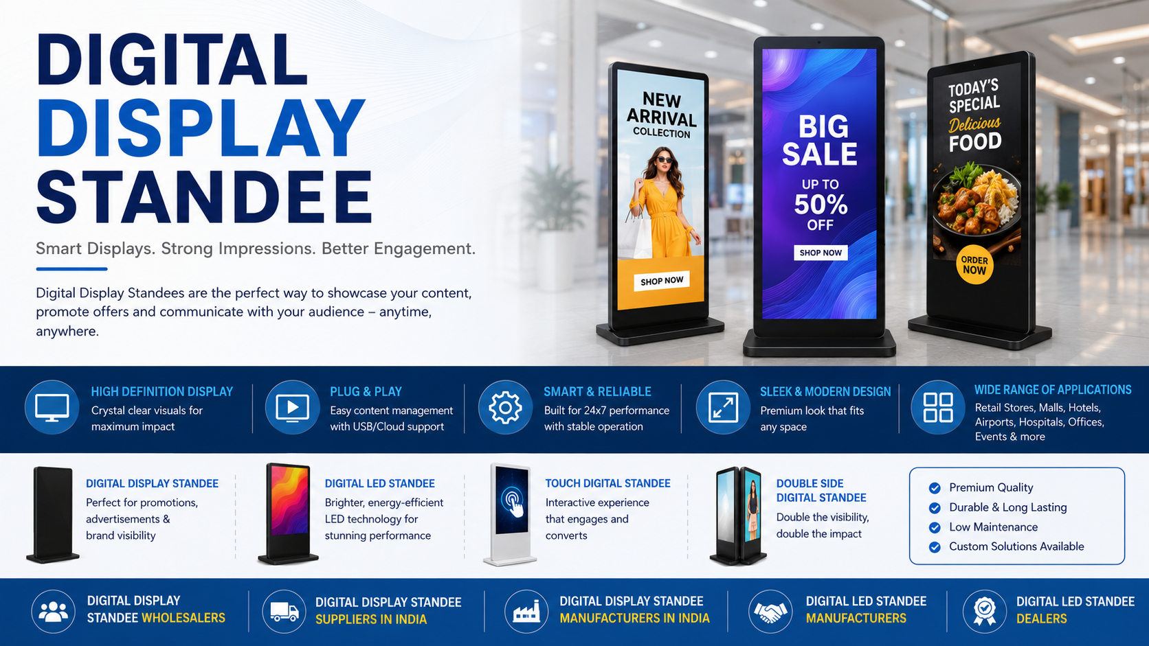 Digital Display Standee