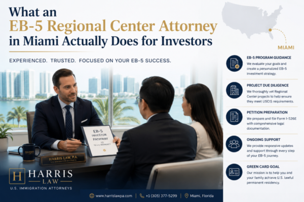 EB5 Regional Center Visa Investor Attorney Miami
