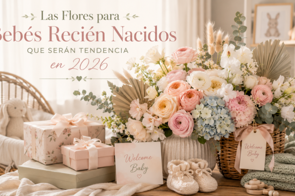 Flores para recién nacidos que serán tendencia en 2026