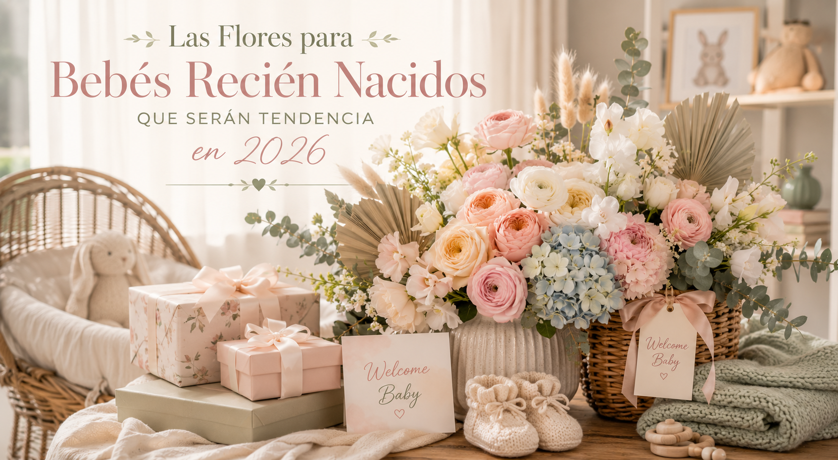 Flores para recién nacidos que serán tendencia en 2026