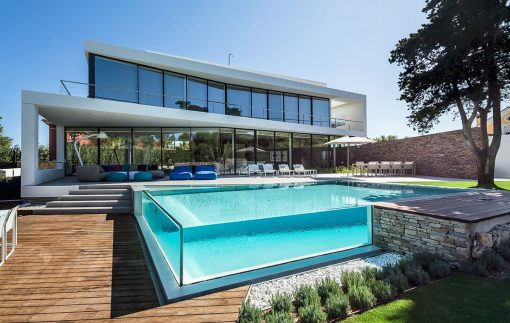 glass swimming pool dubai