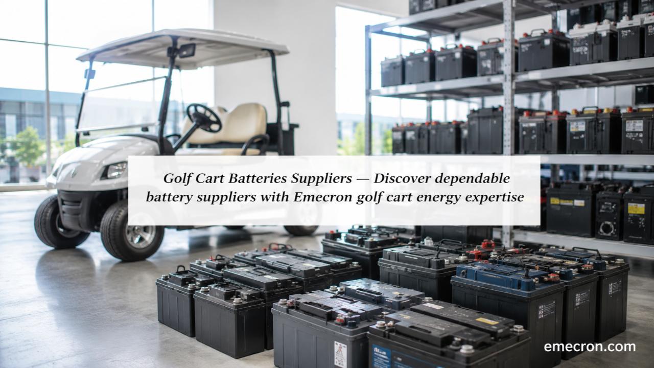 Golf Cart Batteries Suppliers