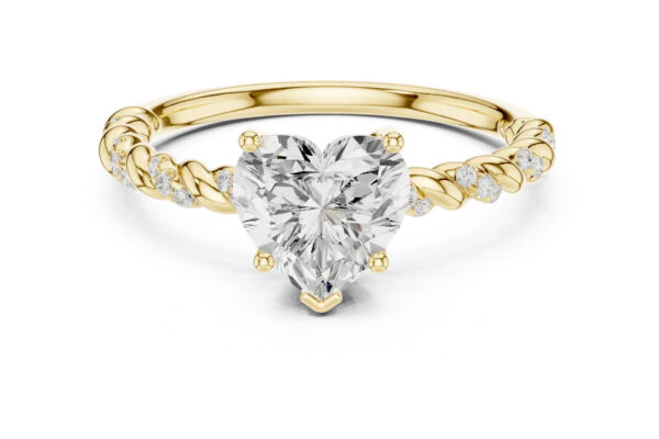 Heart Cut Engagement Rings