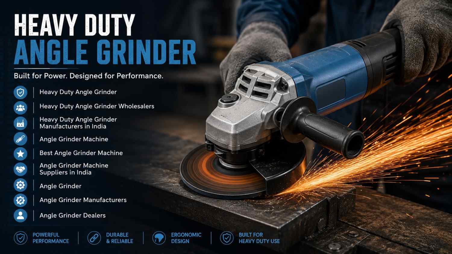 Heavy Duty Angle Grinder