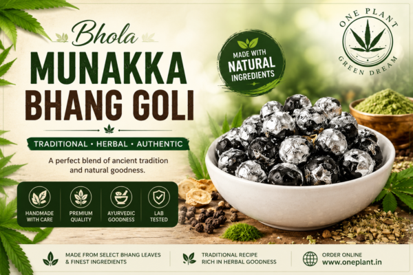 One Plant Bhola Munakka Bhang Goli