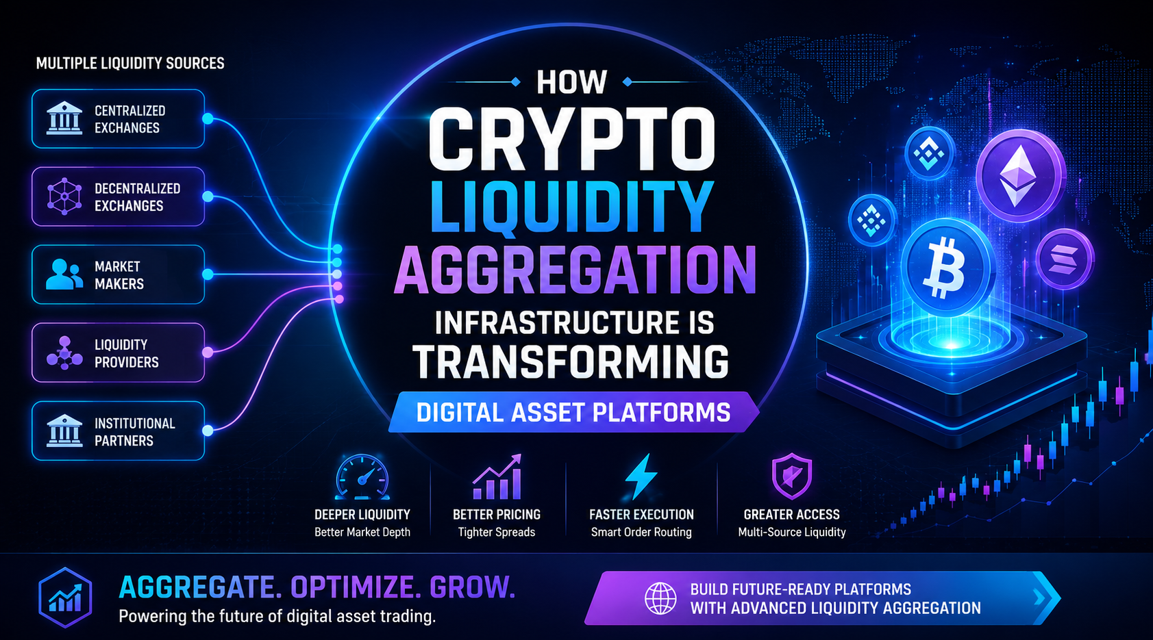 How Crypto Liquidity Aggregation Infrastructure Is Transforming Digital Asset Platforms