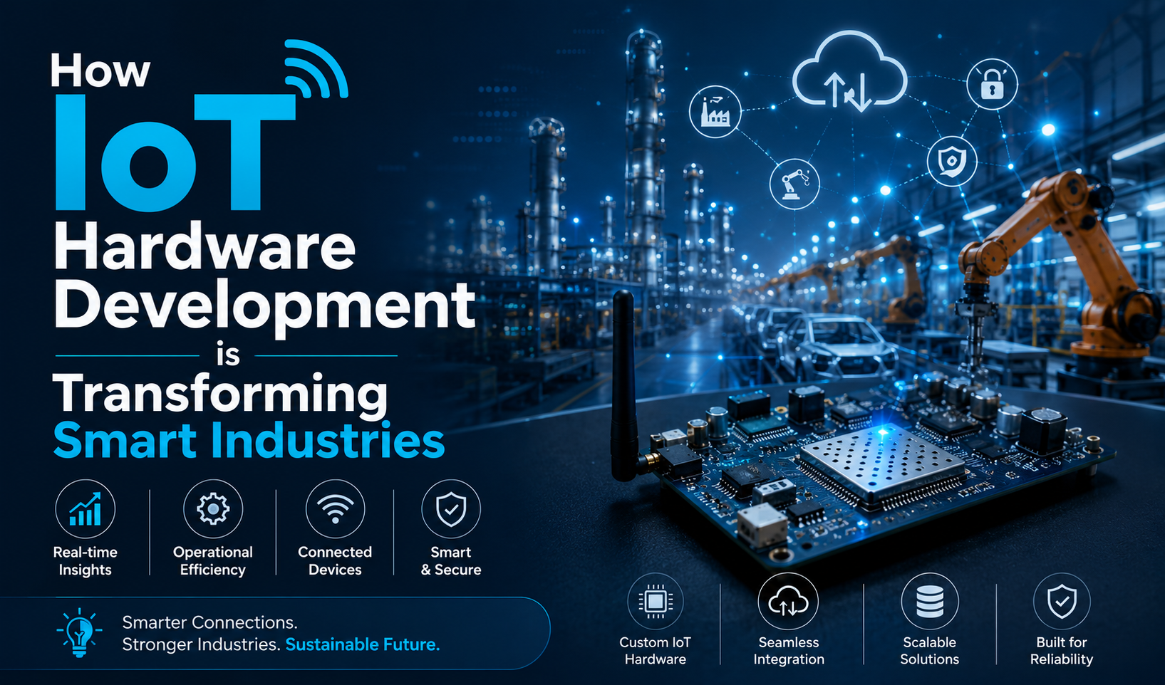 How IoT Hardware Development is Transforming Smart Industries