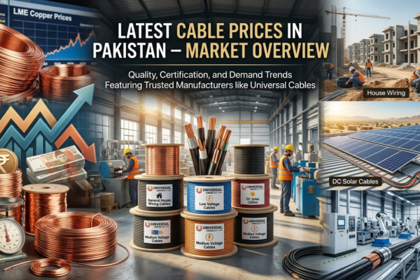 Latest Cable Prices in Pakistan – Market Overview