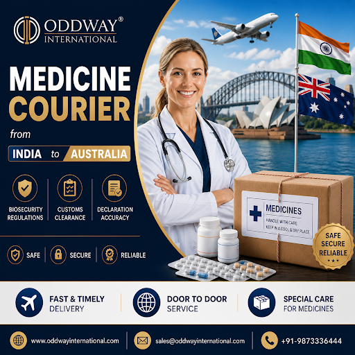 Medicine Courier from India to Australia