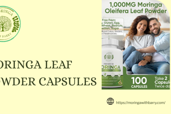 Moringa Leaf Powder Capsules