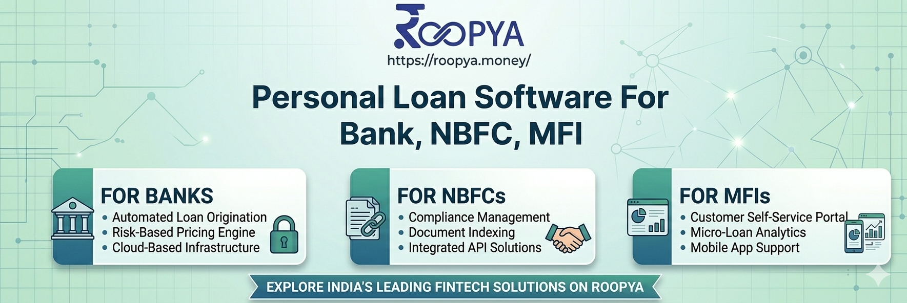 Personal Loan Software for Banks, NBFCs & MFIs | Roopya