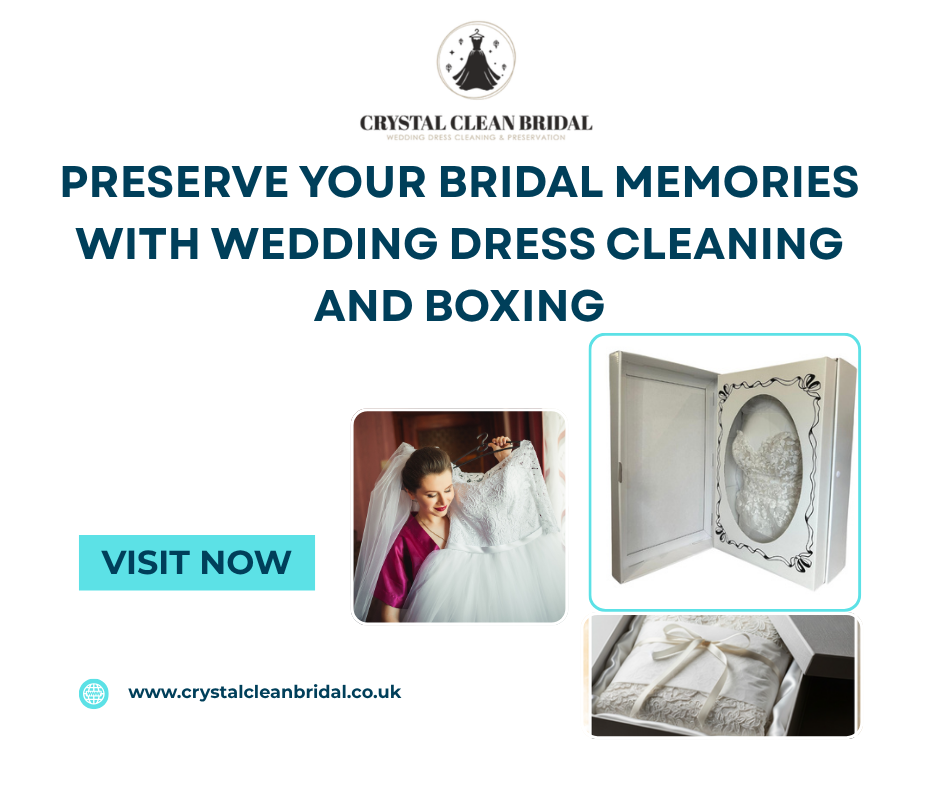 Wedding Dress Cleaning and Boxing
