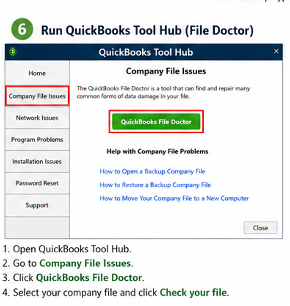 Run Quickbooks Tool hub