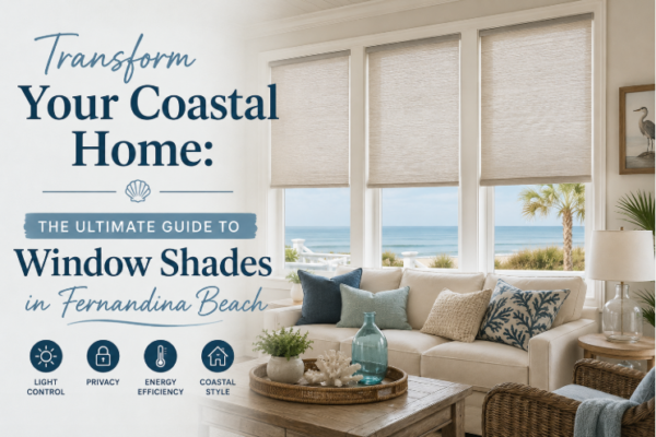 Shutters in Jacksonville, Florida perform best in composite materials, measured and fabricated specifically for each window.