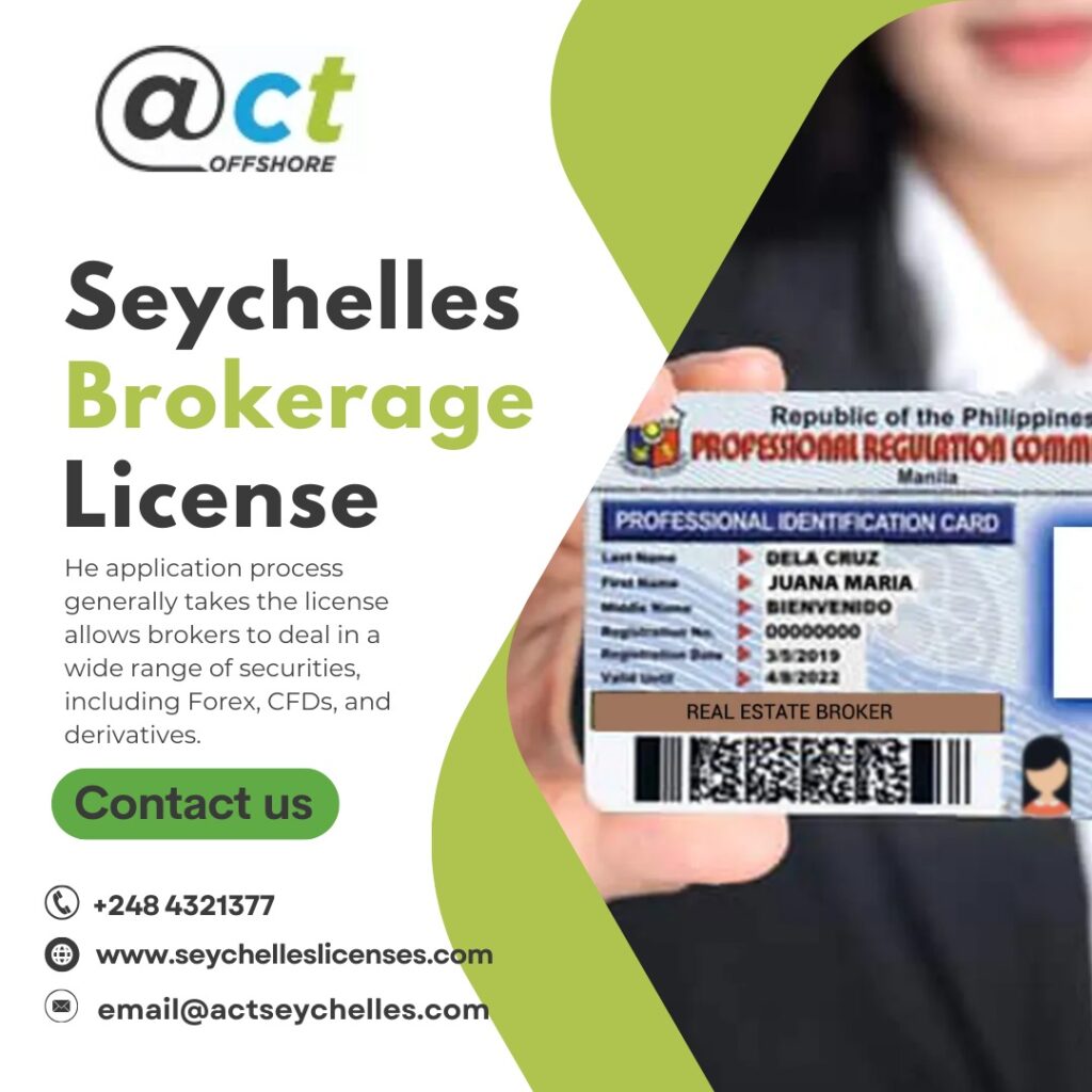 Seychelles brokerage license application process document overview for financial companies