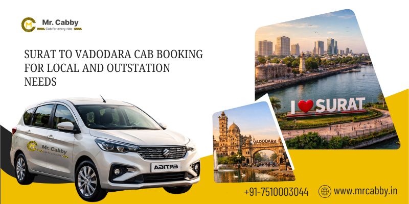 Surat to Vadodara Cab