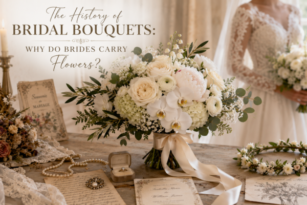 The History of Bridal Bouquets Why Do Brides Carry Flowers