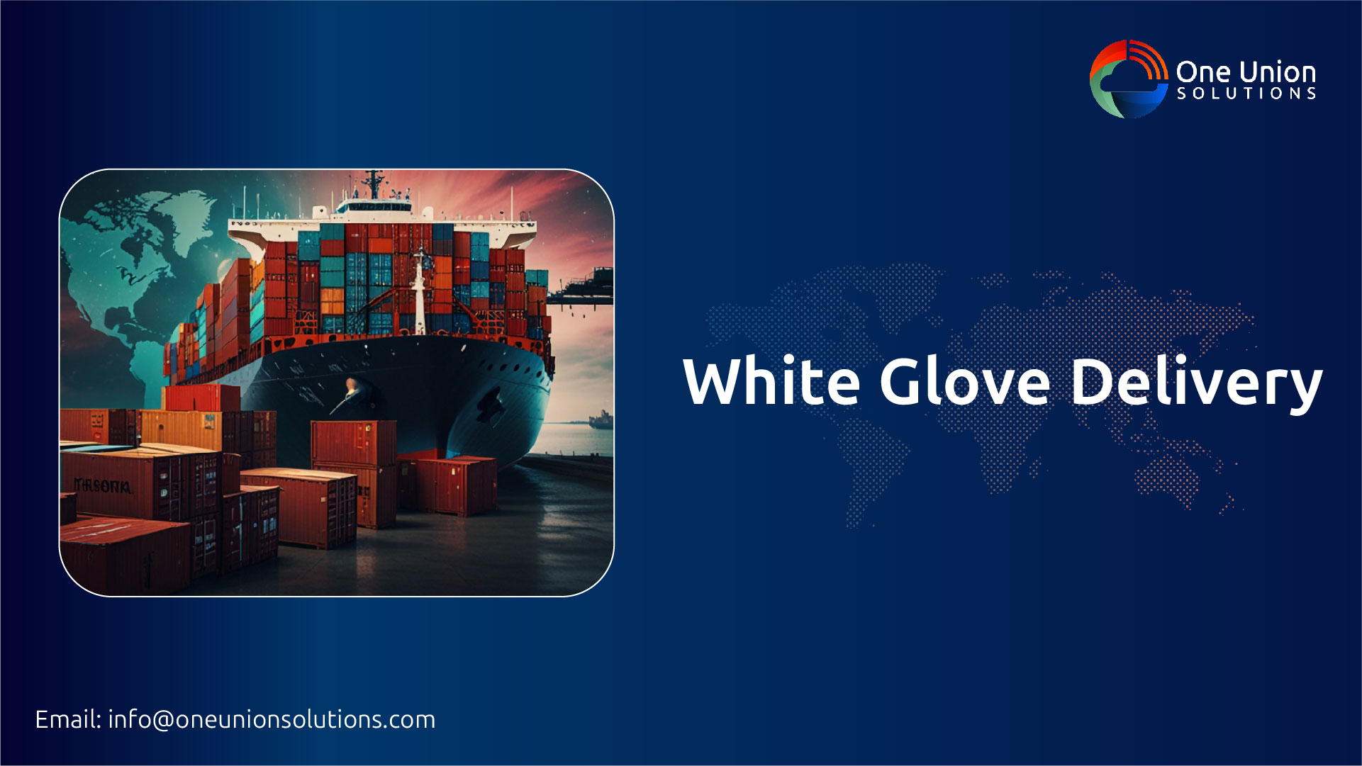 white glove delivery service