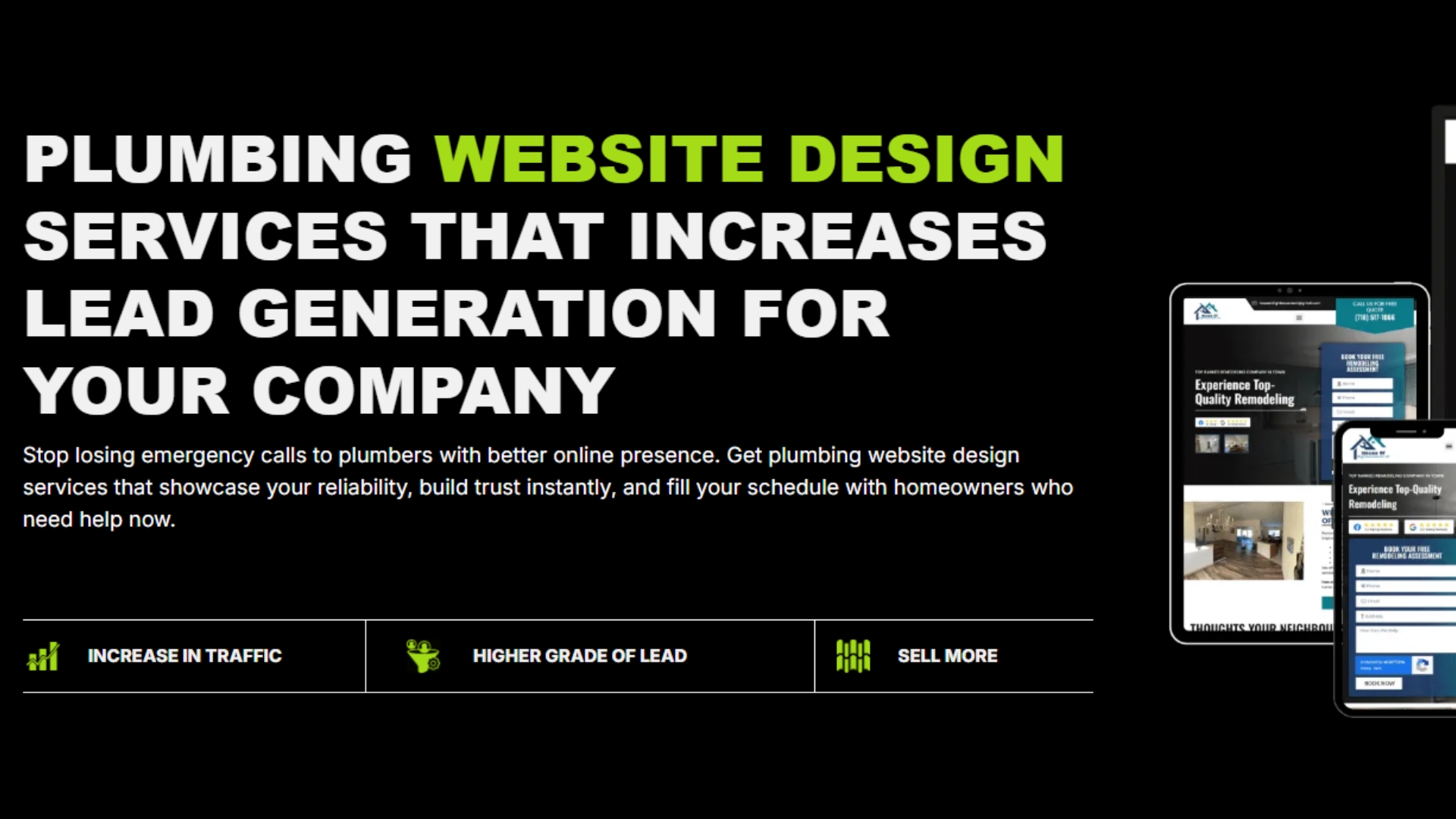 Web Design for Plumbers