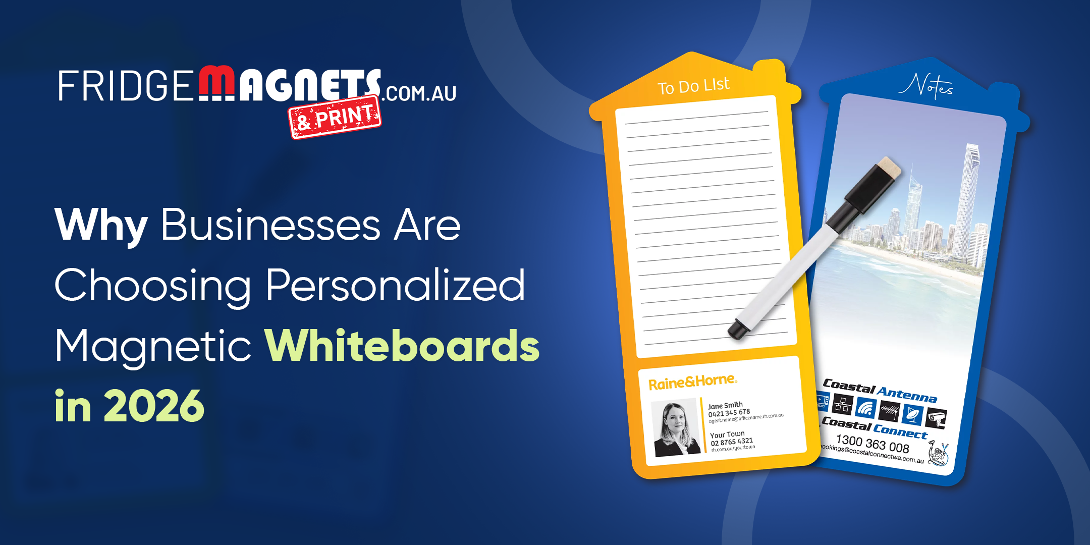Why Businesses Are Choosing Personalized Magnetic Whiteboards in 2026 - fridge Magnet