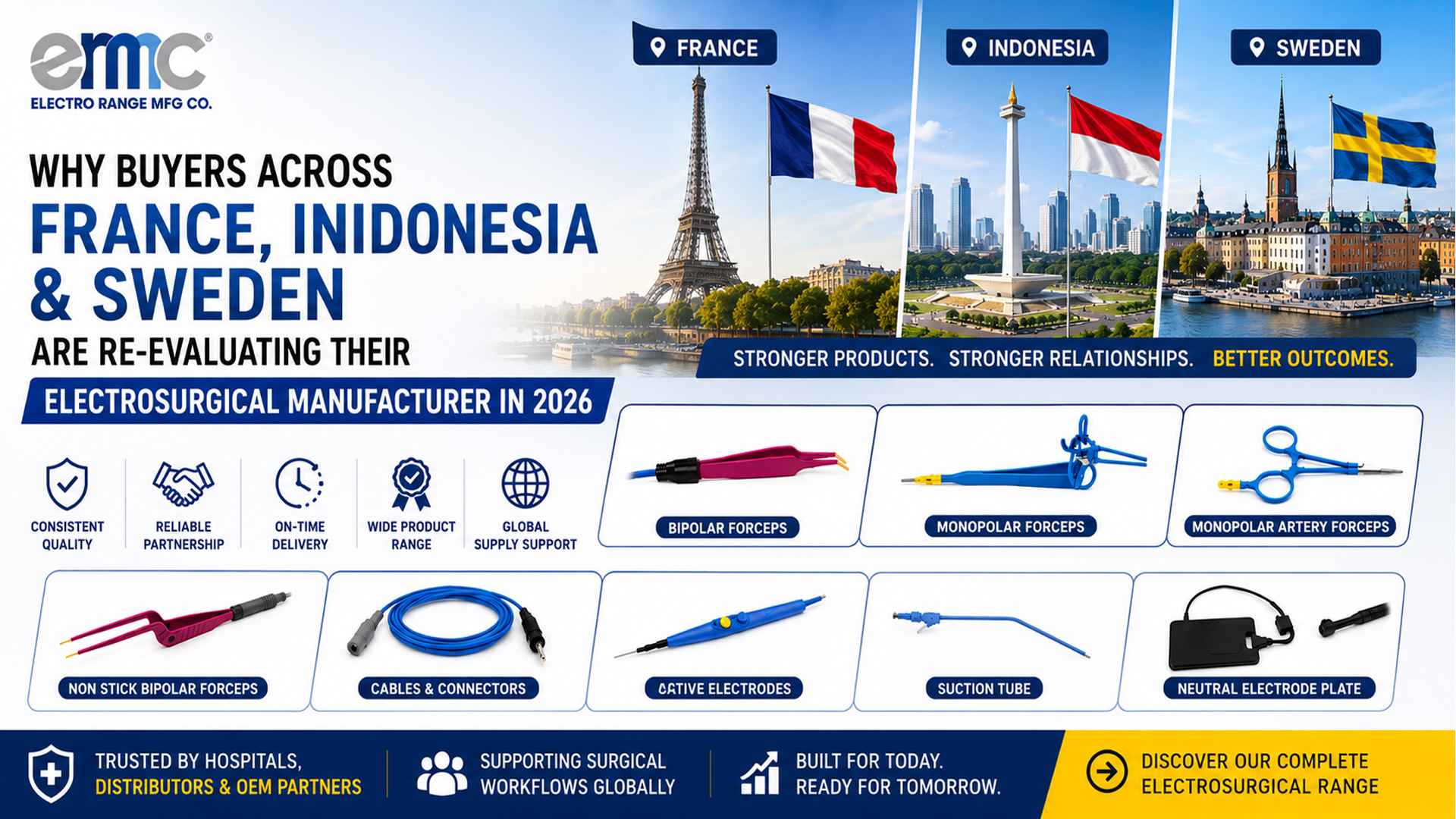 Why Buyers Across France, Indonesia, and Sweden Are Re-Evaluating Their Electrosurgical Manufacturer in 2026