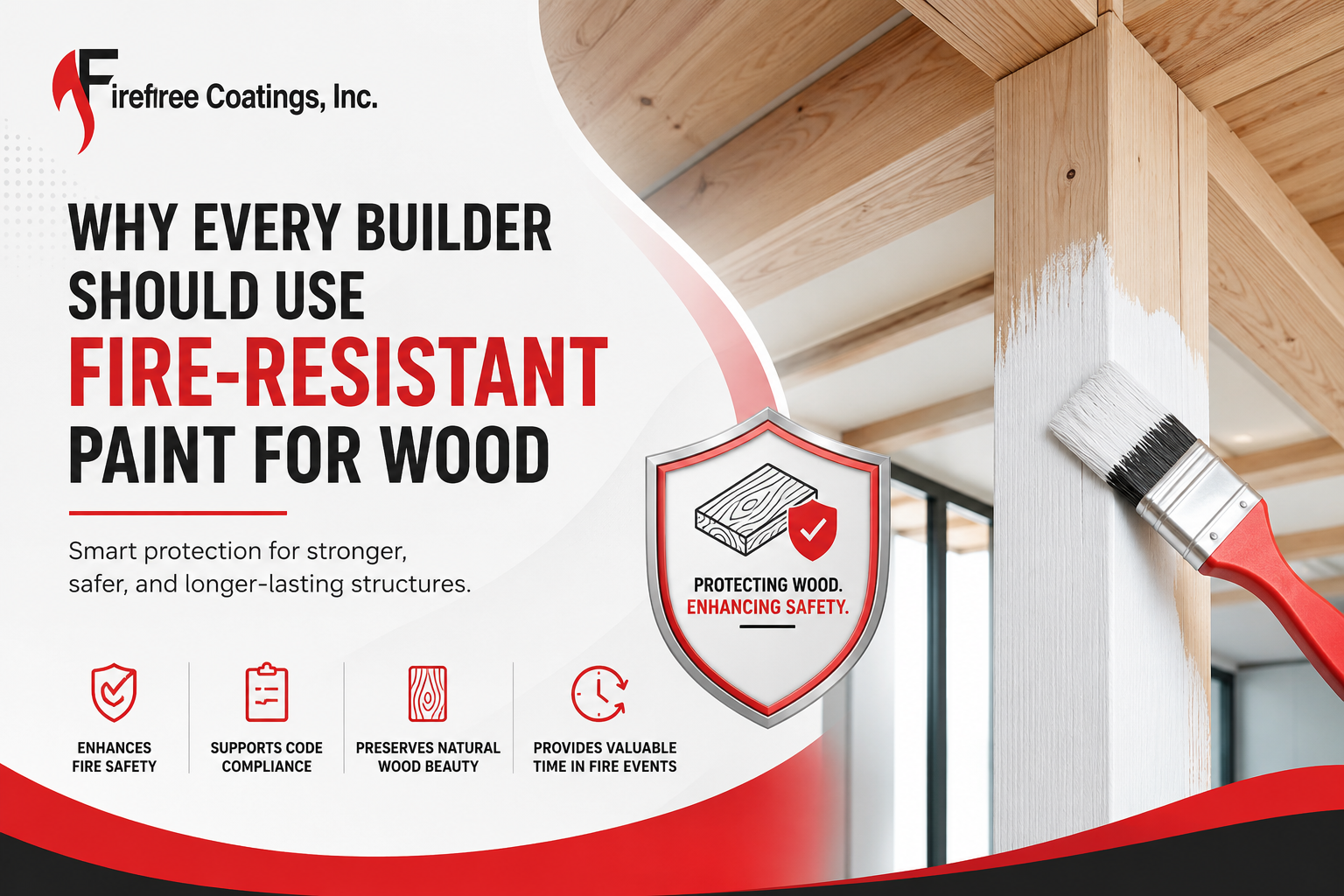Fire-Resistant Paint for Wood