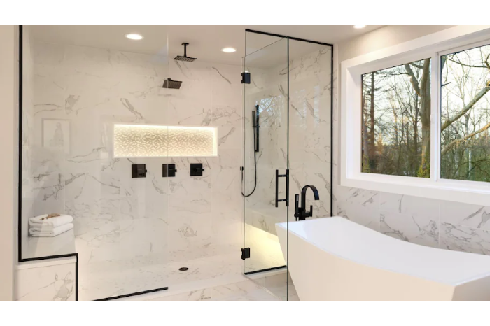 shower glass partition dubai