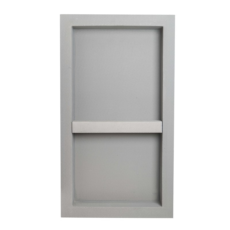 shower niche with shelf

