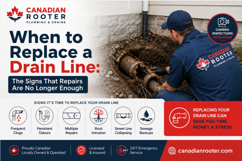 replace drain line