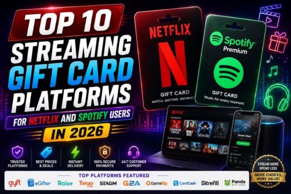 streaming gift card platforms