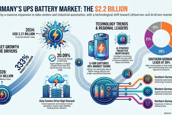 Germany UPS Battery Market Share