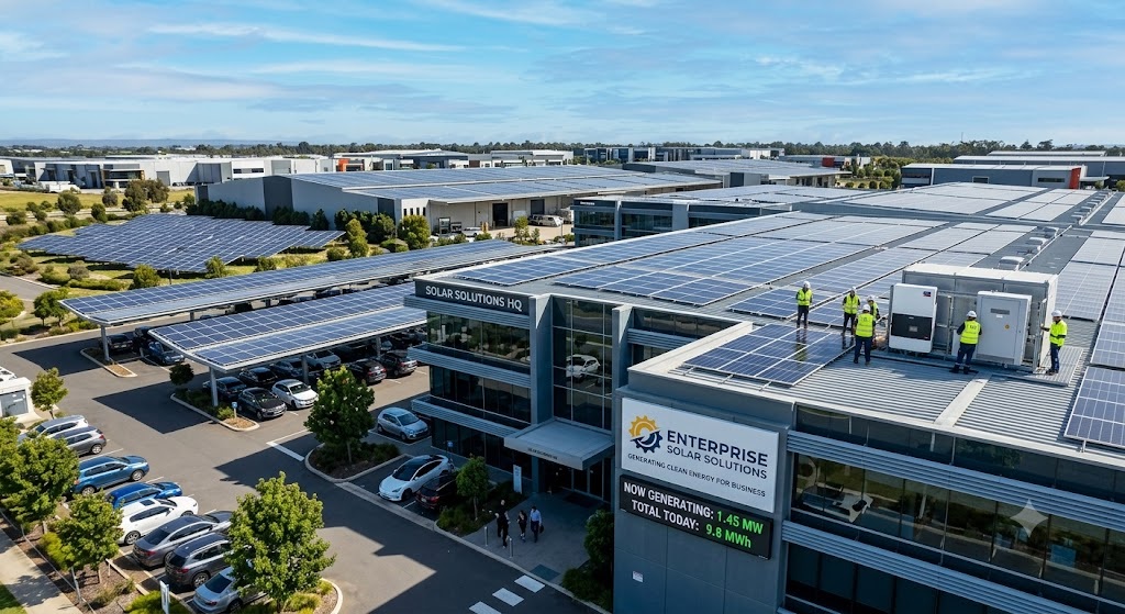 Solar energy solutions for enterprises