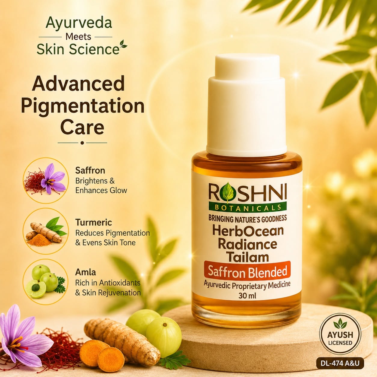 Best Ayurvedic Oil for Melasma