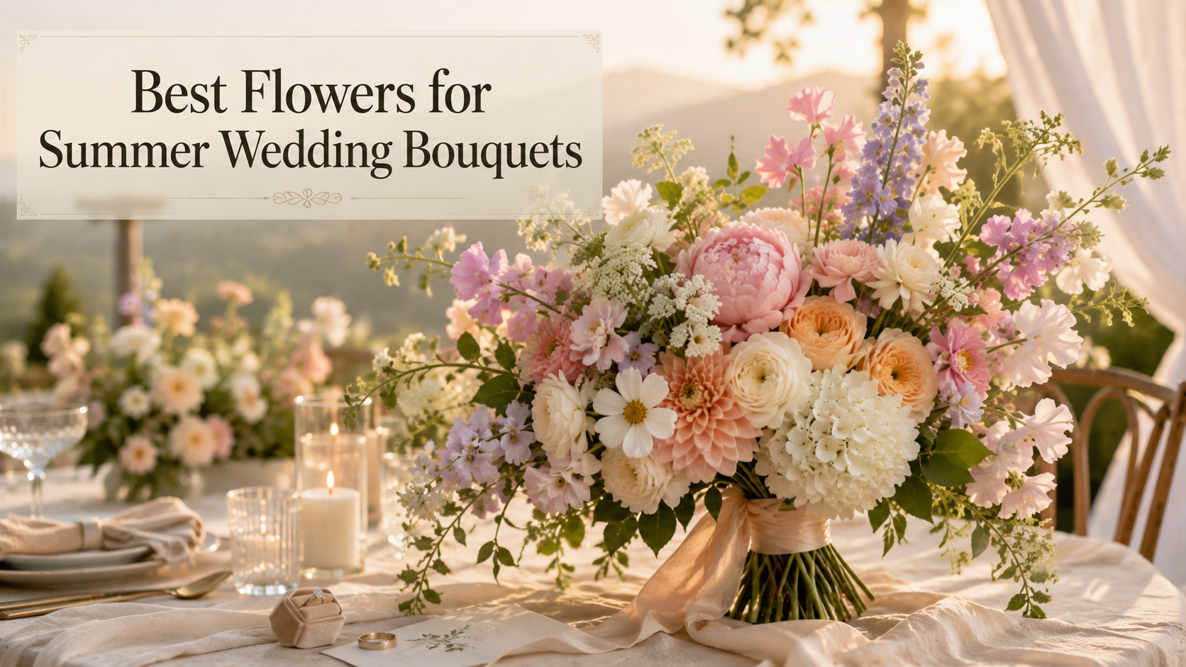 Best Flowers for Summer Wedding Bouquets