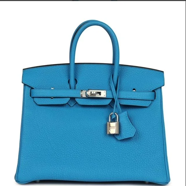HERMES Birkin 25 Bleu Zanzibar Togo