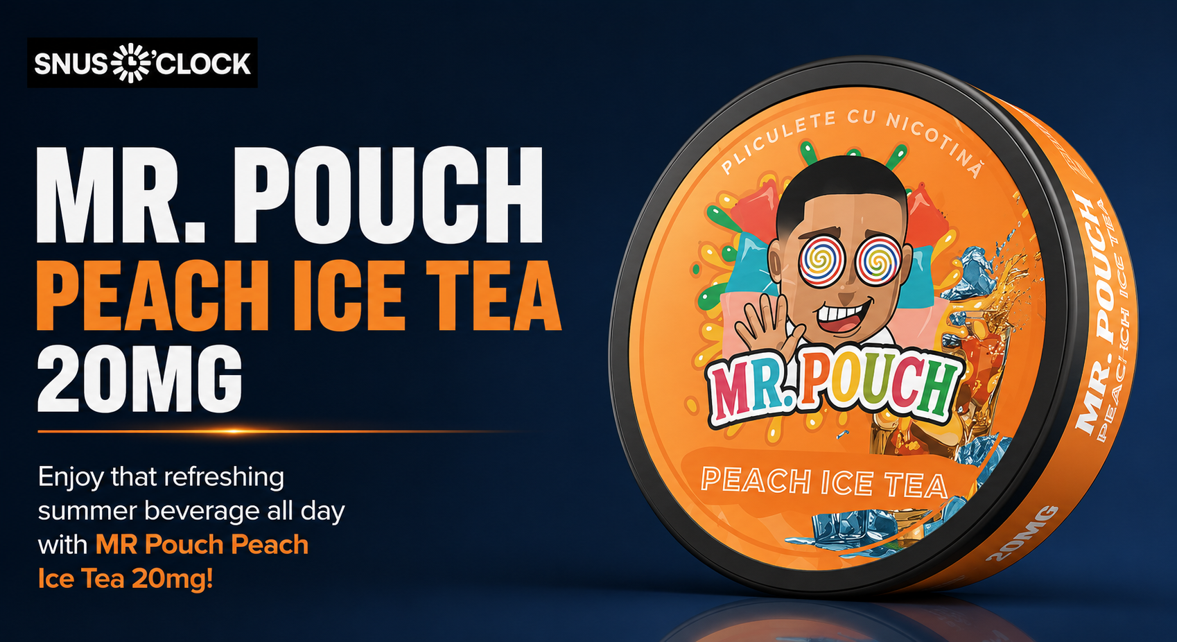 ice tea peach nicotine pouches