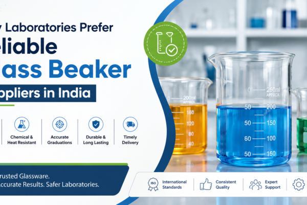 Why Laboratories Prefer Reliable Glass Beaker Suppliers in India