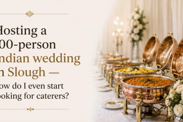Hosting a 100-Person Indian Wedding in Slough — How Do I Even Start Looking for Caterers?