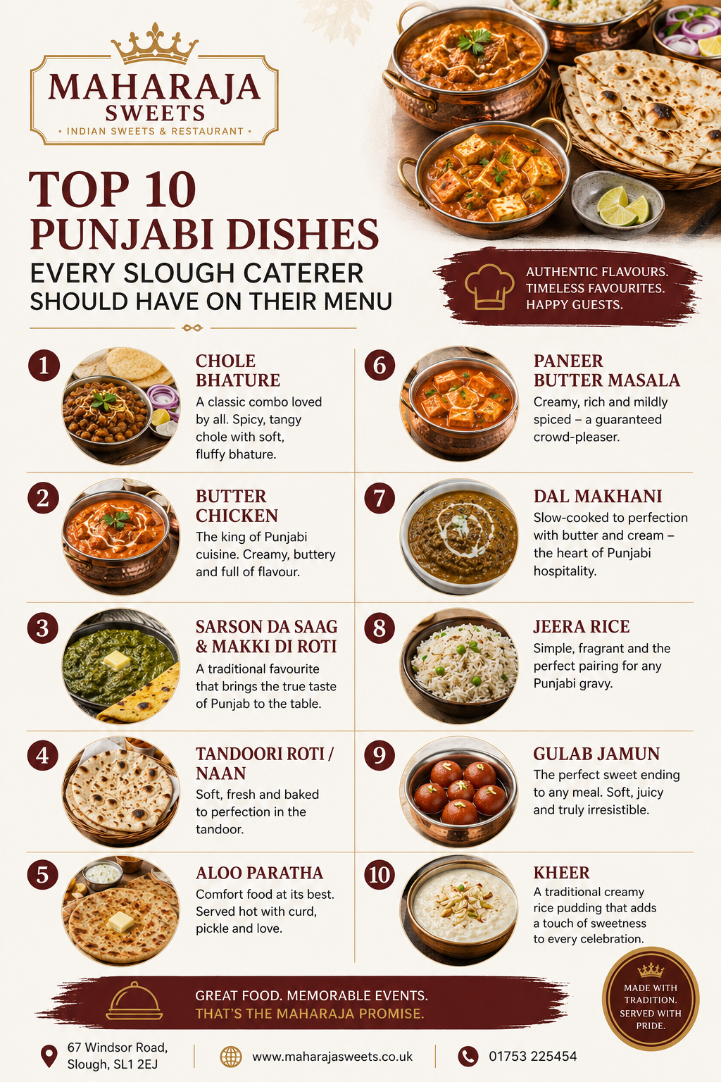 Top 10 Punjabi Dishes Every Slough Caterer Should Have on Their Menu