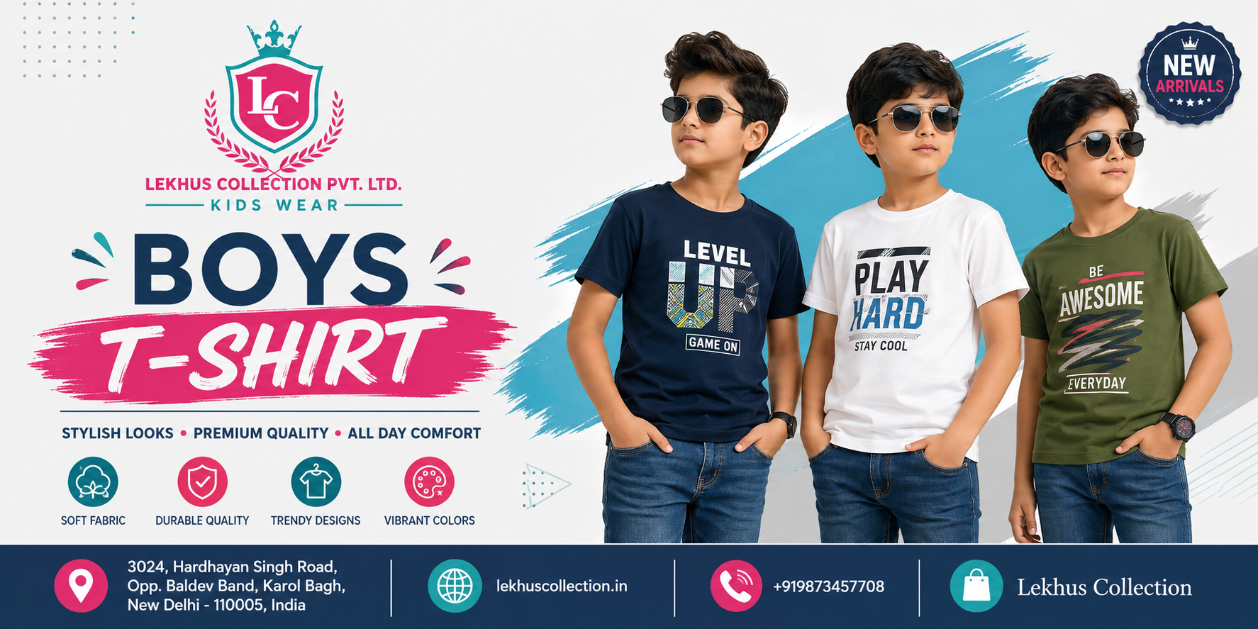 Boys T-shirt Supplier Delhi