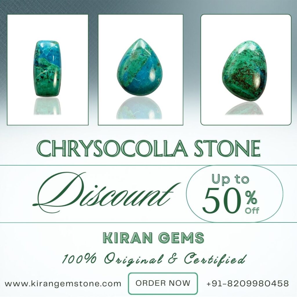 Chrysocolla stone